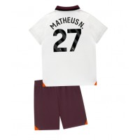 Manchester City Matheus Nunes #27 Bortatröja Barn 2023-24 Kortärmad (+ Korta byxor)